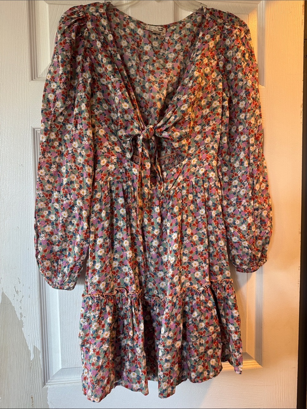 Billabong x The Salty Blonde Floral Tie-Front Dress